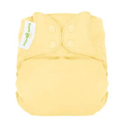 BumGenius Organic One Size All In One - SNAP - Butternut